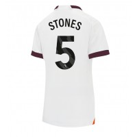 Manchester City John Stones #5 Replica Away Shirt Ladies 2023-24 Short Sleeve